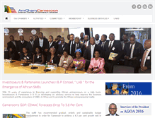 Tablet Screenshot of amchamcam.org